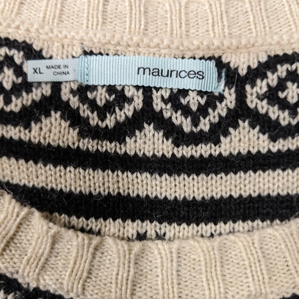 Maurices Nordic Pattern Sweater/Dress- size XL